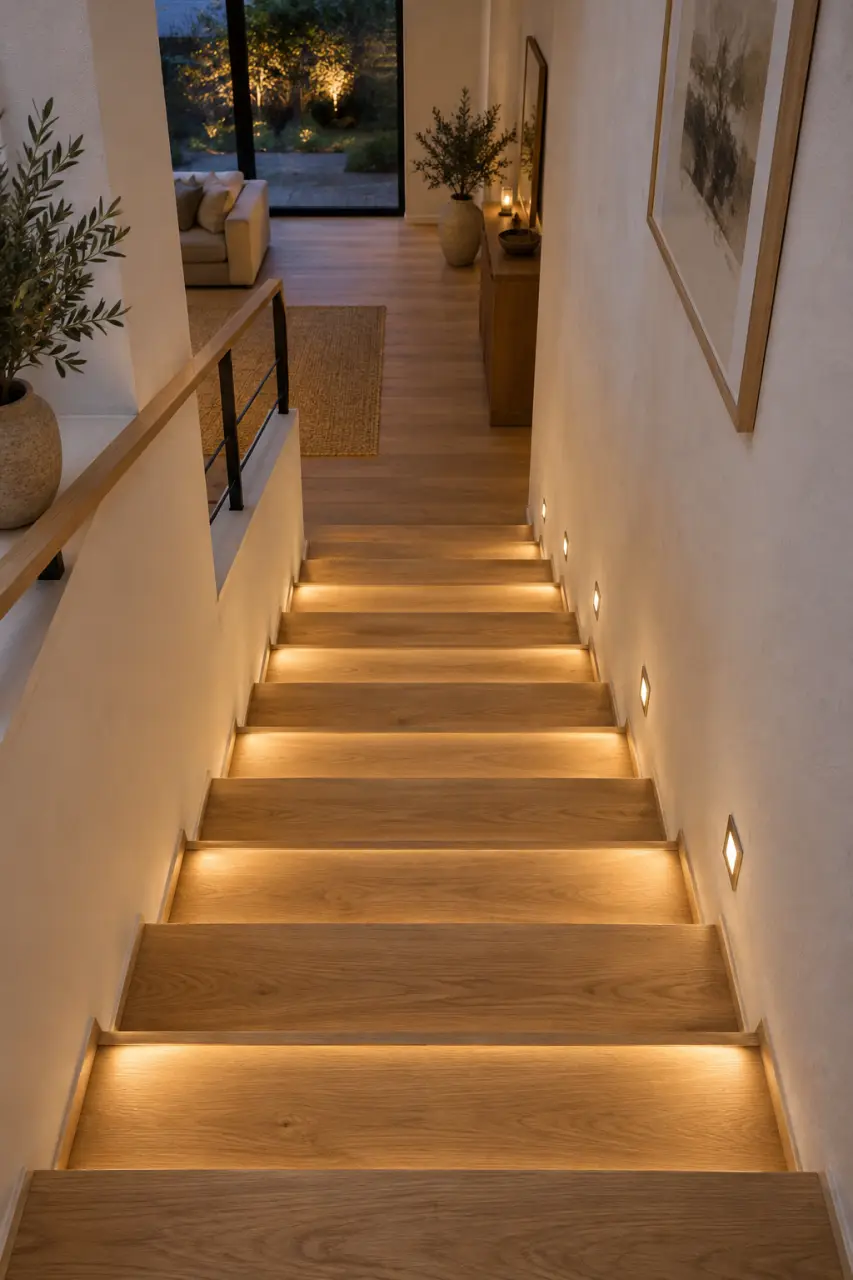 Éclairage d’escalier intérieur : quelle lumière choisir pour sécuriser chaque marche ?