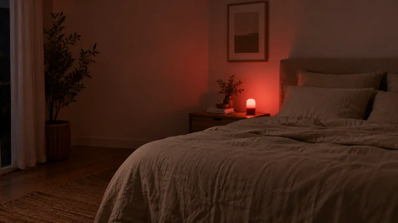 La lumière rouge est le meilleur choix LED pour dormir, à faible intensité