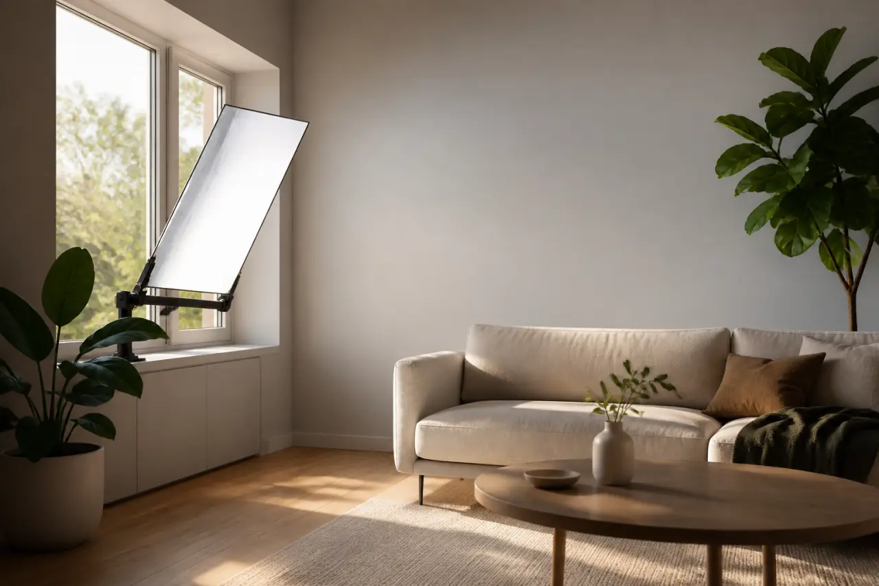 Réflecteur de lumière pour pièce sombre : jusqu’à 50 % de clarté sans travaux