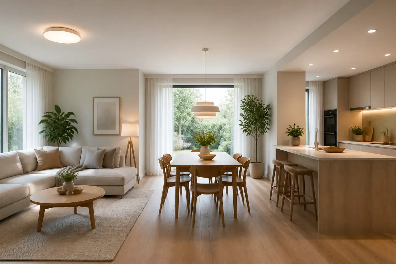 Plafonnier plat, suspension ou spots : quel type de lampe plafond choisir selon la pièce ?