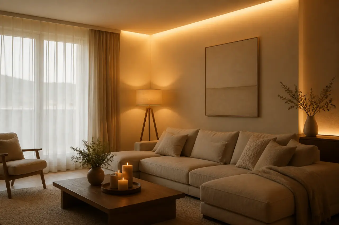 Lumière tamisée : 5 techniques pour éliminer l'éblouissement et créer une ambiance apaisante